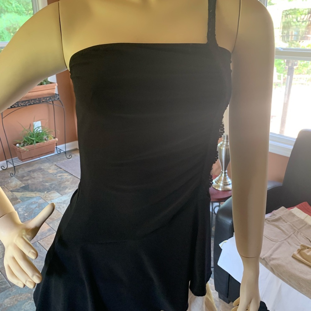 black tank top